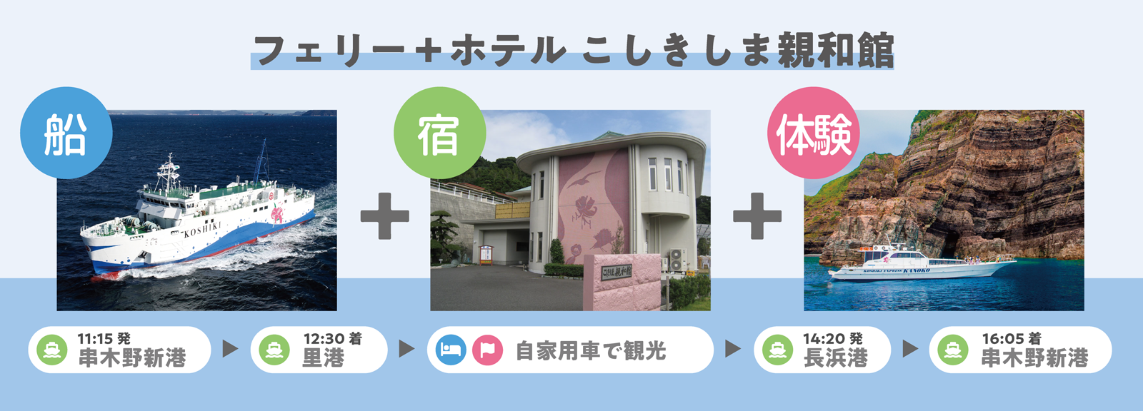 フェリー+親和館