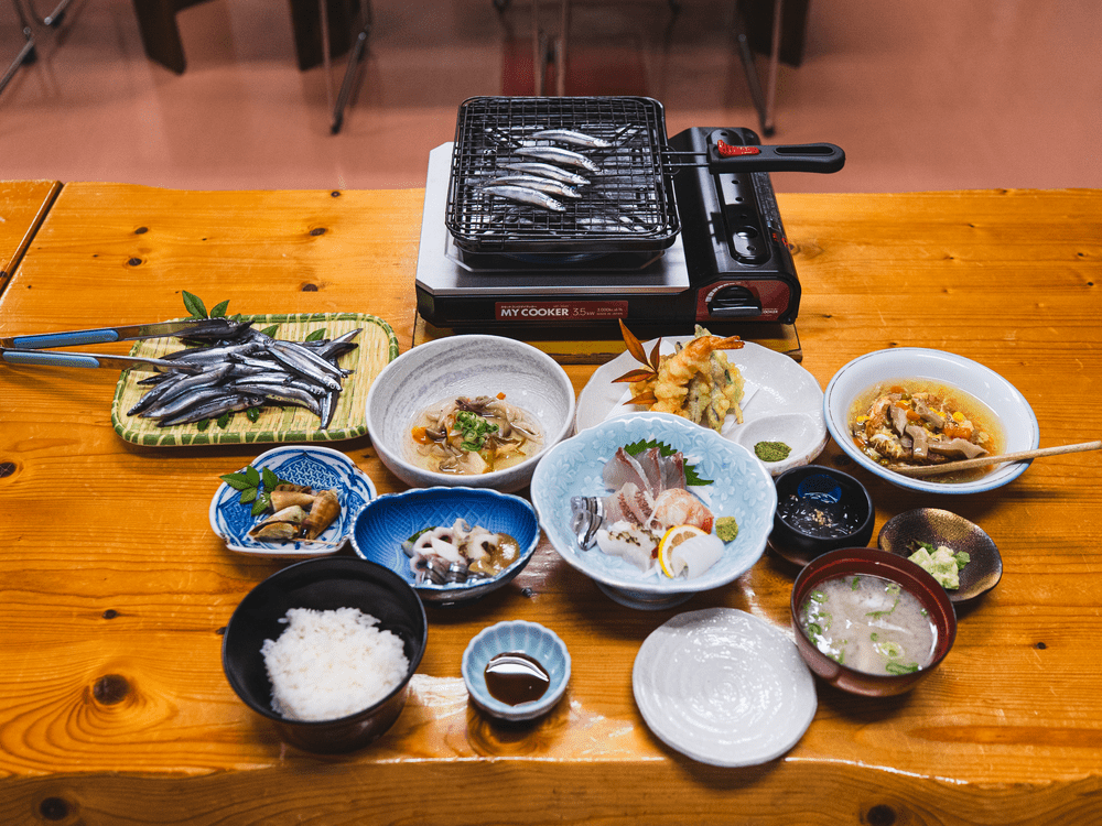 石原荘料理